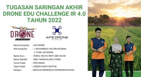 Pertandingan Drone Edu Challenge IR 4.0 Tahun 2022