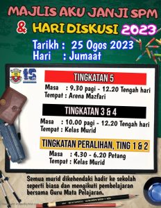 Majlis Aku Janji SPM & Hari Diskusi 2023
